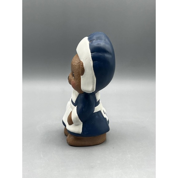 Ceramic Pilgrim Bear Thanksgiving Harvest Decor Figurines Fall Decor - Picture 5 of 9
